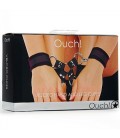 ALGEMAS PARA OS PULSOS E TORNOZELOS OUCH! VELCRO HAND AND LEG CUFFS PRETAS