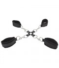 ALGEMAS PARA OS PULSOS E TORNOZELOS OUCH! VELCRO HAND AND LEG CUFFS PRETAS