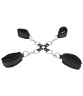 OUCH! VELCRO HAND AND LEG CUFFS BLACK