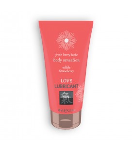 LUBRICANTE BESABLE LOVE LUBRICANT CON SABOR A FRESA SHIATSU™ 75ML