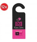 PACK WITH 12 KAMASUTRA LOVE DICE