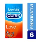 CONDONES DUREX LOVE 6 UNIDADES