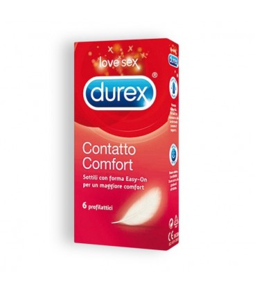 PRESERVATIVOS DUREX CONTATTO COMFORT 6 UNIDADES