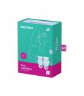 CONJUNTO DE 2 COPAS MENSTRUALES FEEL CONFIDENT SATISFYER AZUL CLARO