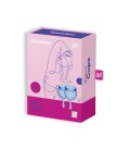 FEEL GOOD 2 MENSTRUAL CUPS SET SATISFYER DARK BLUE