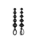 LOVE BEADS 2 PIECE SET SATISFYER BLACK