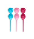 CONJUNTO DE 3 BOLAS BEN-WA V BALLS SATISFYER COLORIDAS