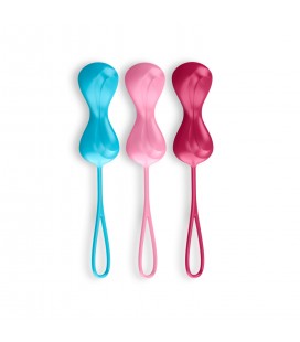 POWER BALLS 3 PIECE SET SATISFYER COLOURED