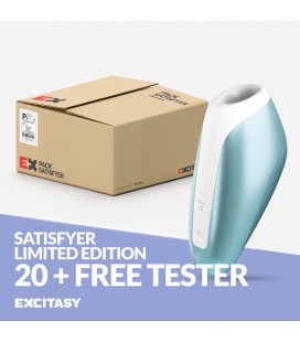 LIMITED EDITION BUY 20 SATISFYER LOVE BREEZE BLUE AND GET A FREE TESTER