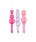 CONJUNTO DE 3 PLUGS ANAIS BOOTY CALL SATISFYER COLORIDOS