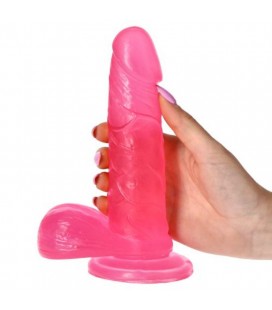 REAL RAPTURE EARTH FLAVOUR DILDO 6.5'' PINK