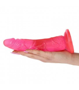 REAL RAPTURE EARTH FLAVOUR DILDO 7'' PINK