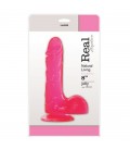 REAL RAPTURE FIRE PASSION DILDO 8'' PINK