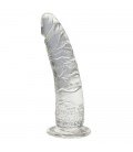 DILDO REAL RAPTURE EARTH FLAVOUR 7'' TRANSPARENTE