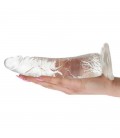 DILDO REAL RAPTURE EARTH FLAVOUR 7'' TRANSPARENTE