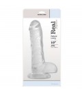 DILDO REAL RAPTURE SKY EMOTION 10'' TRANSPARENTE