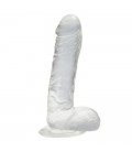 DILDO REAL RAPTURE SKY EMOTION 10'' TRANSPARENTE