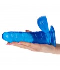 REAL RAPTURE EARTH FLAVOUR DILDO 6.5'' BLUE