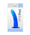 REAL RAPTURE EARTH FLAVOUR DILDO 7'' BLUE