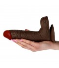 DILDO REALÍSTICO REAL RAPTURE EARTH FLAVOUR 7.5'' NEGRO