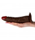 VIBRADOR REALÍSTICO REAL RAPTURE EARTH FLAVOUR 7'' NEGRO