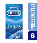 JEANS DUREX CONDOMS 6 UNITS