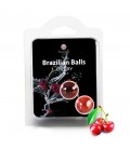 BOLAS LUBRICANTES BESABLES BRAZILIAN BALLS SABOR A CEREZA 2 x 4GR