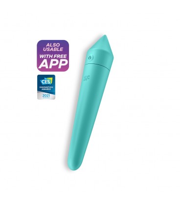 SATISFYER ULTRA POWER BULLET 8 WITH APP TURQUOISE