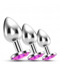 ANAL TRAIN TRIO BIJOU ROSA CRUSHIOUS COM BOLSAS INDIVIDUAIS GRÁTIS