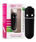 VIBRATING DIAMOND BULLET BLACK