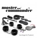 KIT BONDAGE MASTER & CUMMANDER COM 11 PEÇAS CRUSHIOUS