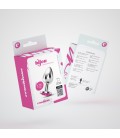 PLUG ANAL JOYA BIJOU ROSA PEQUEÑO CRUSHIOUS CON BOLSA ATERCIOPELADA GRATIS