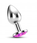 CRUSHIOUS BIJOU ANAL JEWEL PLUG PINK MEDIUM WITH FREE VELVETY BAG