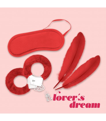 KIT BONDAGE LOVER´S DREAM CRUSHIOUS VERMELHO