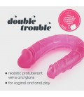 CONSOLADOR DOBLE DOUBLE TROUBLE CRUSHIOUS ROSA