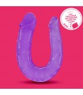 DILDO DUPLO DOUBLE TROUBLE CRUSHIOUS ROXO