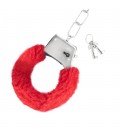 LOVE CUFFS FURRY HANDCUFFS CRUSHIOUS RED