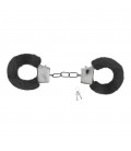 LOVE CUFFS FURRY HANDCUFFS CRUSHIOUS BLACK