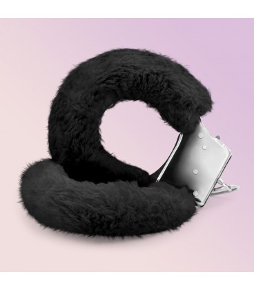 ESPOSAS DE FELPA LOVE CUFFS CRUSHIOUS NEGRAS