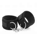 TOUGH LOVE VELCRO HANDCUFFS WITH EXTRA 40CM CHAIN CRUSHIOUS BLACK