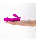 VIBRADOR COM ESTIMULADOR DE CLITÓRIS LOLLIPOP E LUBRIFICANTE À BASE DE ÁGUA INCLUÍDO CRUSHIOUS