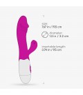 VIBRADOR CON ESTIMULADOR DE CLÍTORIS LOLLIPOP Y LUBRICANTE DE BASE AGUA INCLUIDO CRUSHIOUS