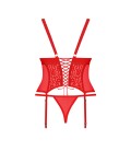 QUEEN SIZE OBSESSIVE BLOSSMINA CORSET AND THONG