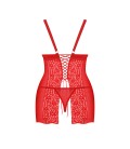 QUEN SIZE OBSESSIVE BLOSSMINA CHEMISE AND THONG