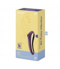 VIBRADOR DUAL KISS SATISFYER BORDEAUX