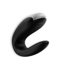 VIBRADOR DOUBLE FUN COM APP SATISFYER PRETO