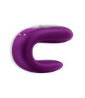 VIBRADOR DOUBLE FUN COM APP SATISFYER ROXO