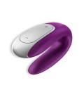 SATISFYER DOUBLE FUN VIBRATOR WITH APP PURPLE