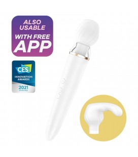 SATISFYER DOUBLE WAND-ER MASSAGER WITH APP