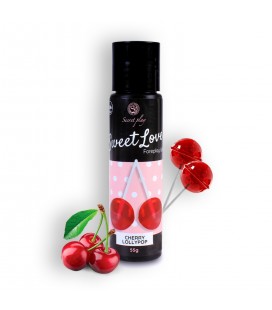 GEL LUBRIFICANTE COM SABOR A CHUPA DE CEREJA SWEET LOVE SECRET PLAY 60ML